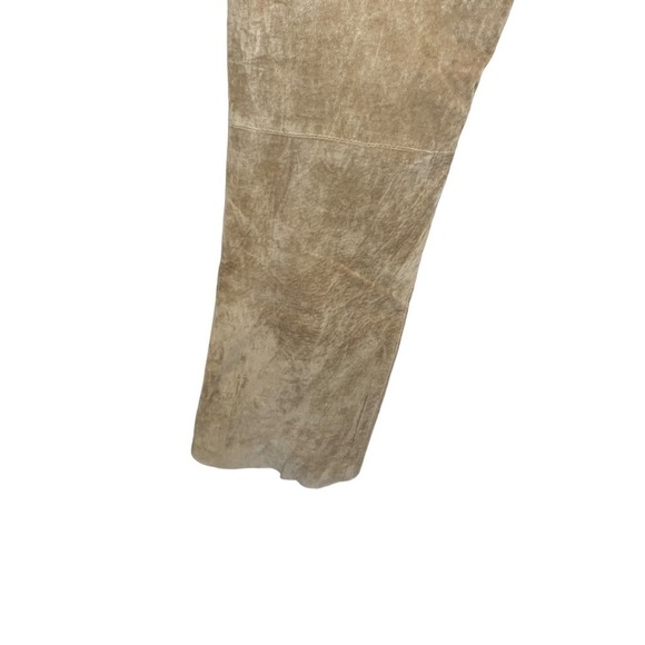 90's Jou Jou Skins 100% Suede Leather Pants SZ 7/8 - Picture 8 of 16
